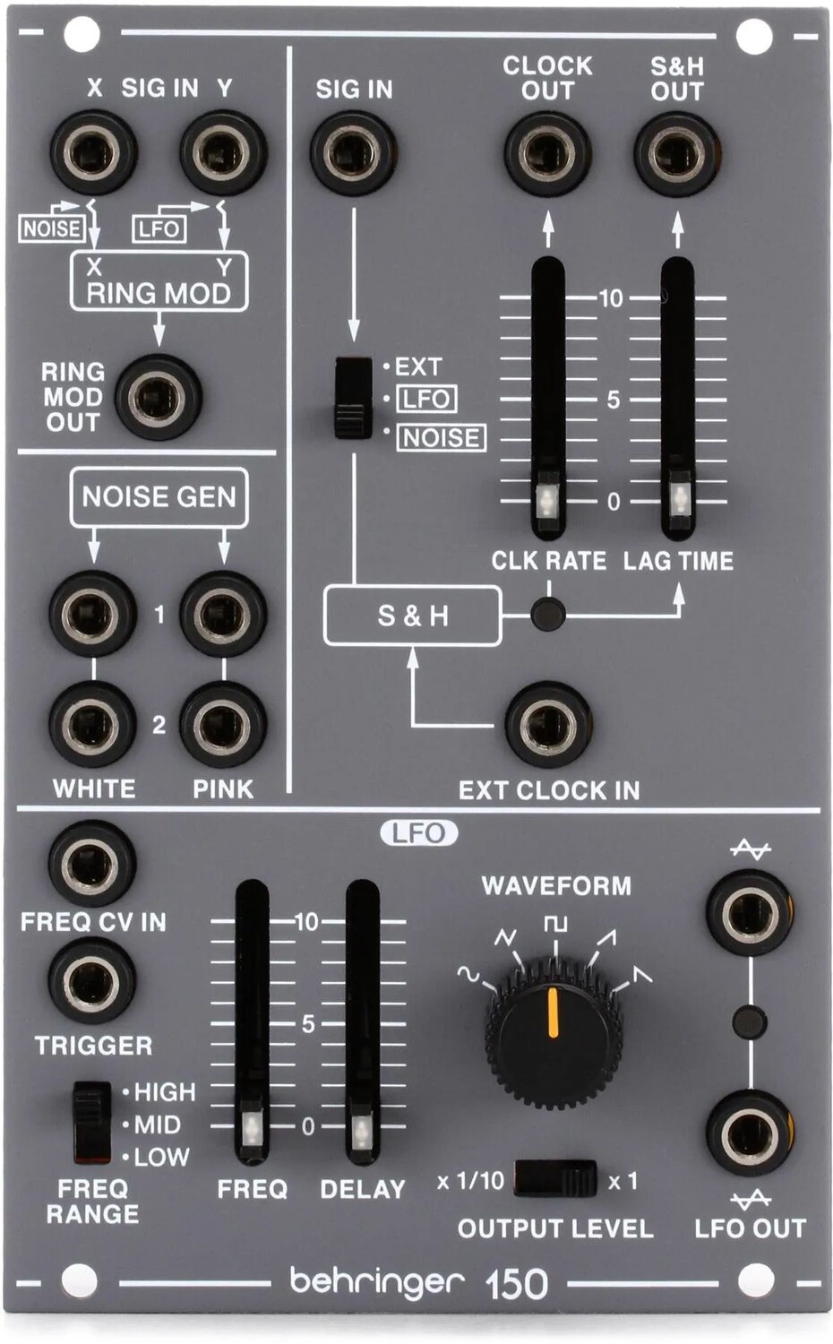 

Модуль Behringer 150 Ring Mod/Noise/S&H/LFO Eurorack
