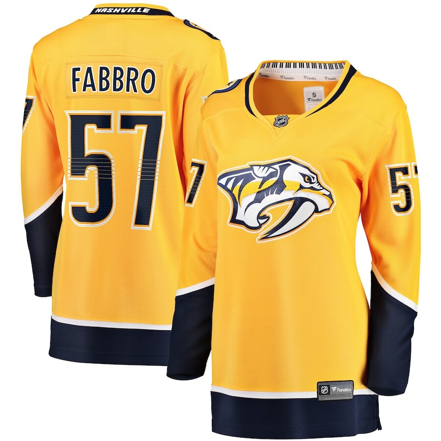 

Джерси Fanatics Branded Nashville Predators, золотой