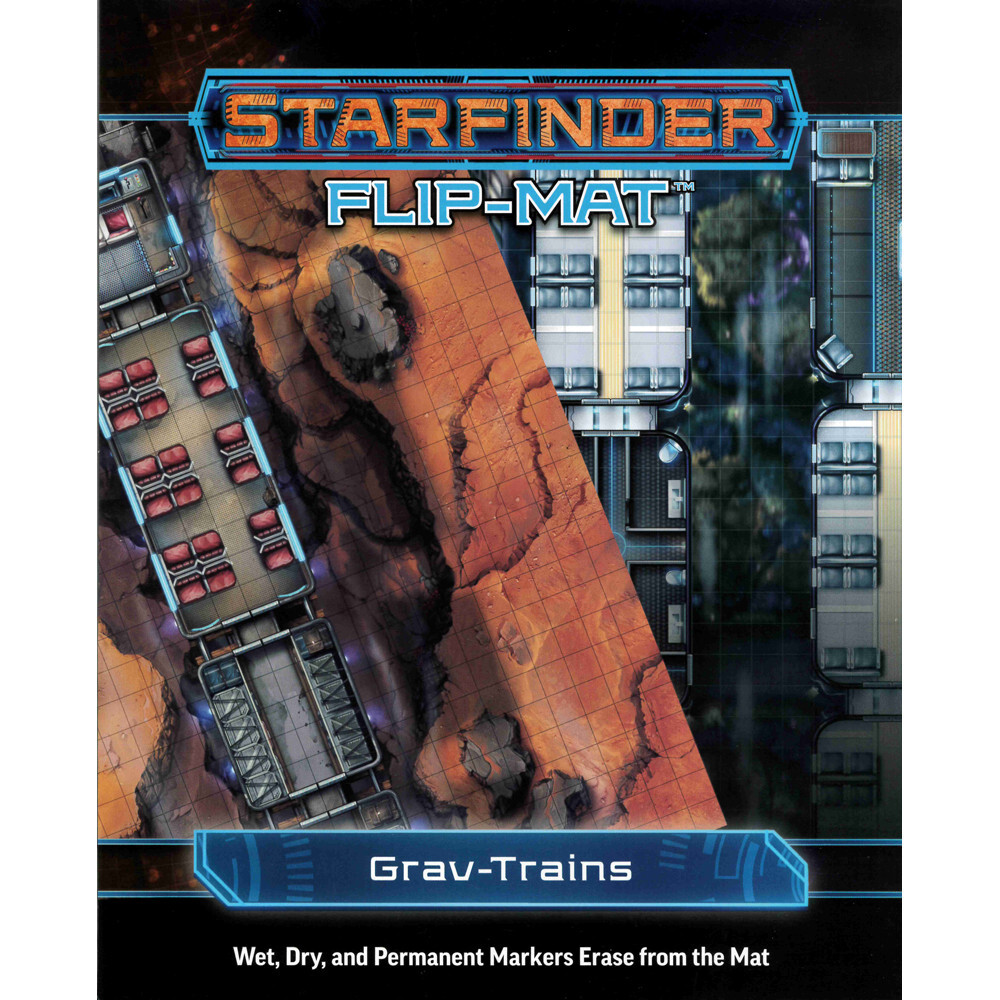 

Ролевая игра Paizo Publishing Starfinder RPG: Flip-Mat - Grav-Trains