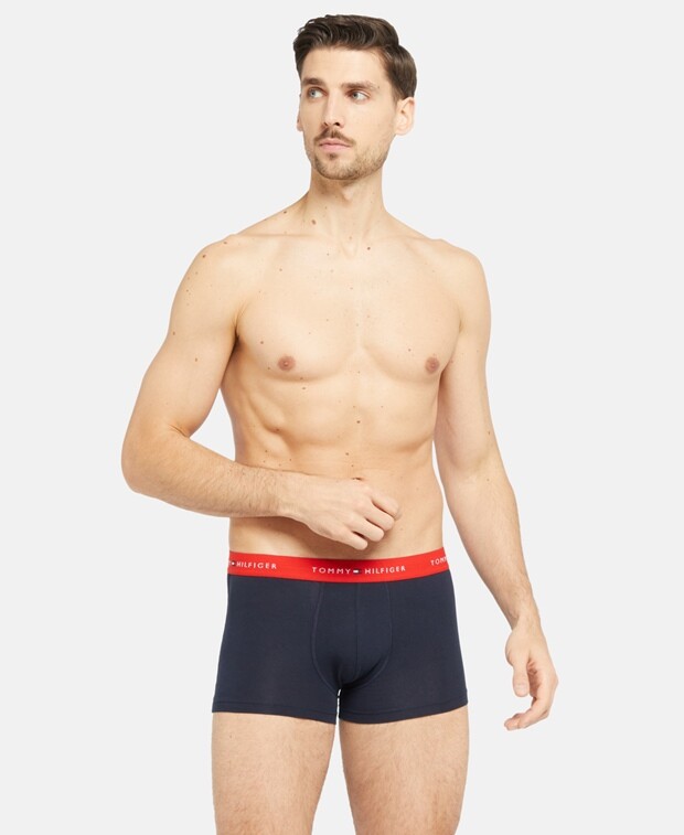 

Шорты-боксеры, комплект из 3 шт. Tommy Hilfiger, темно-красный