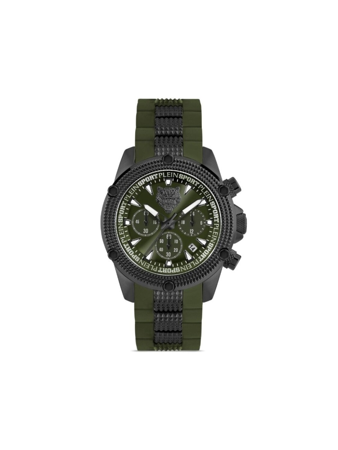 

Plein Sport наручные часы Hurricane Chrono 44 мм, зеленый