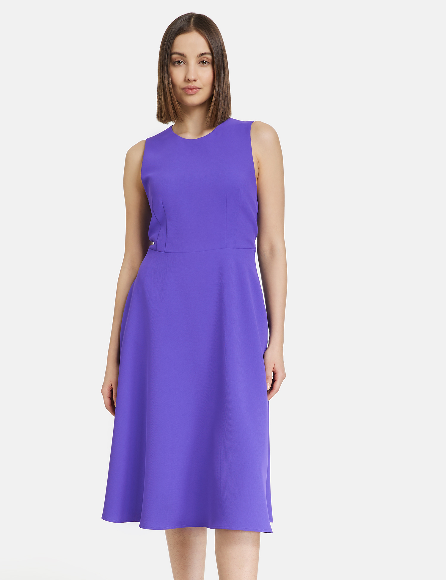Платье TAIFUN Langarm kurz, цвет Purple Ink