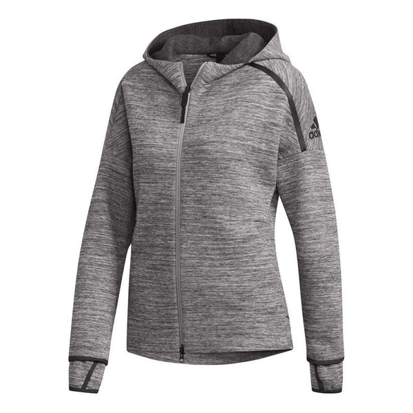 

Куртка спортивные с капюшоном куртка Adidas, серый