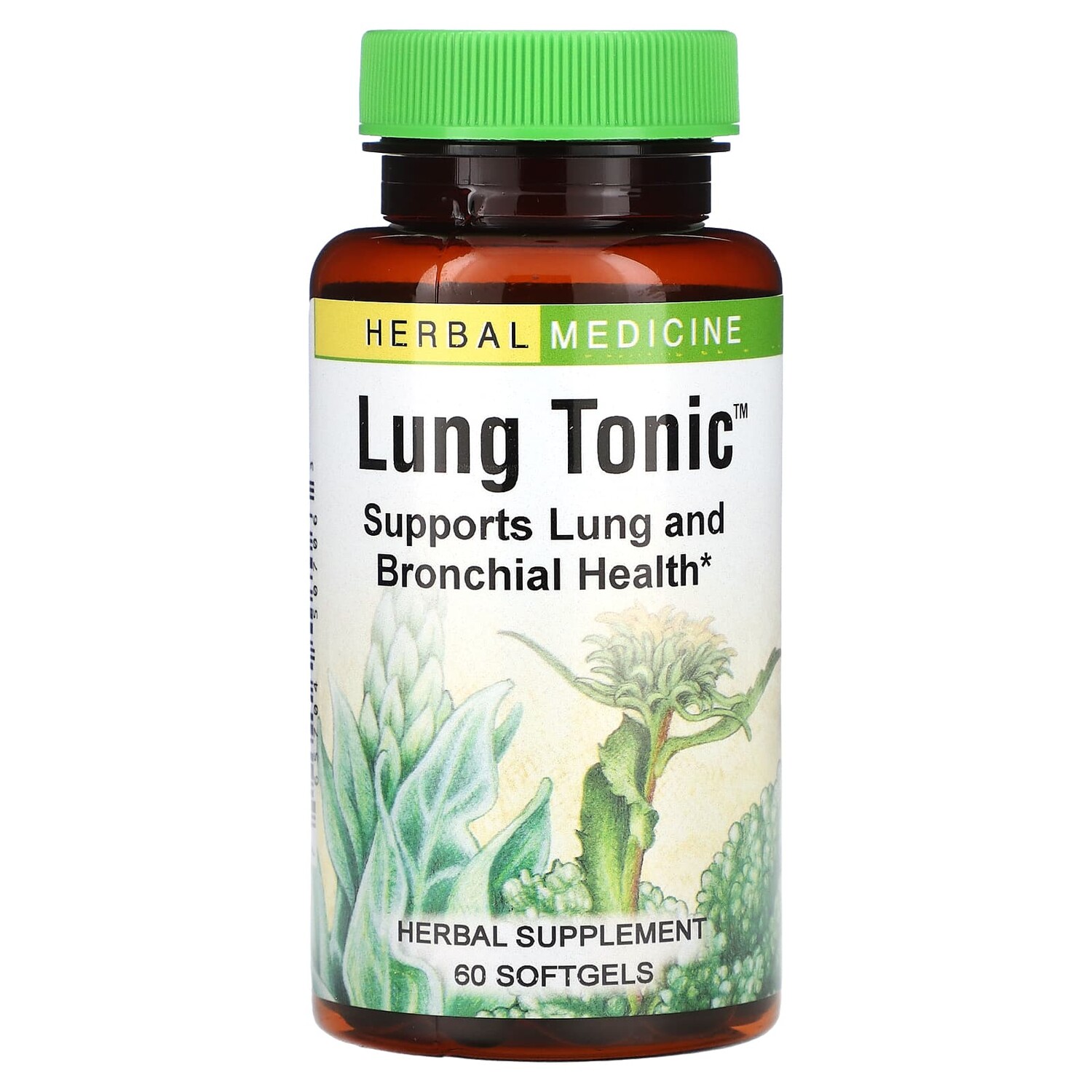 

Lung Tonic, добавка для здоровья легких, 60 капсул, Herbs Etc.