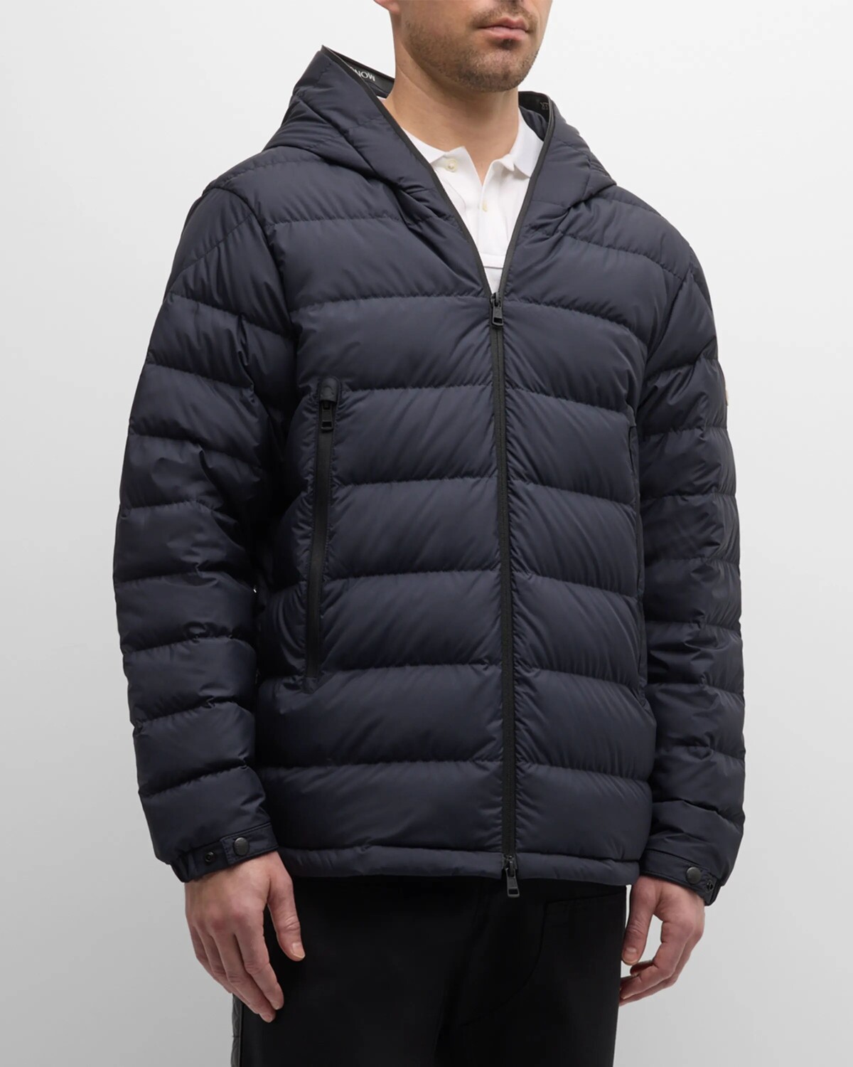 

Мужской короткий пуховик Chambeyron Moncler, цвет Navy
