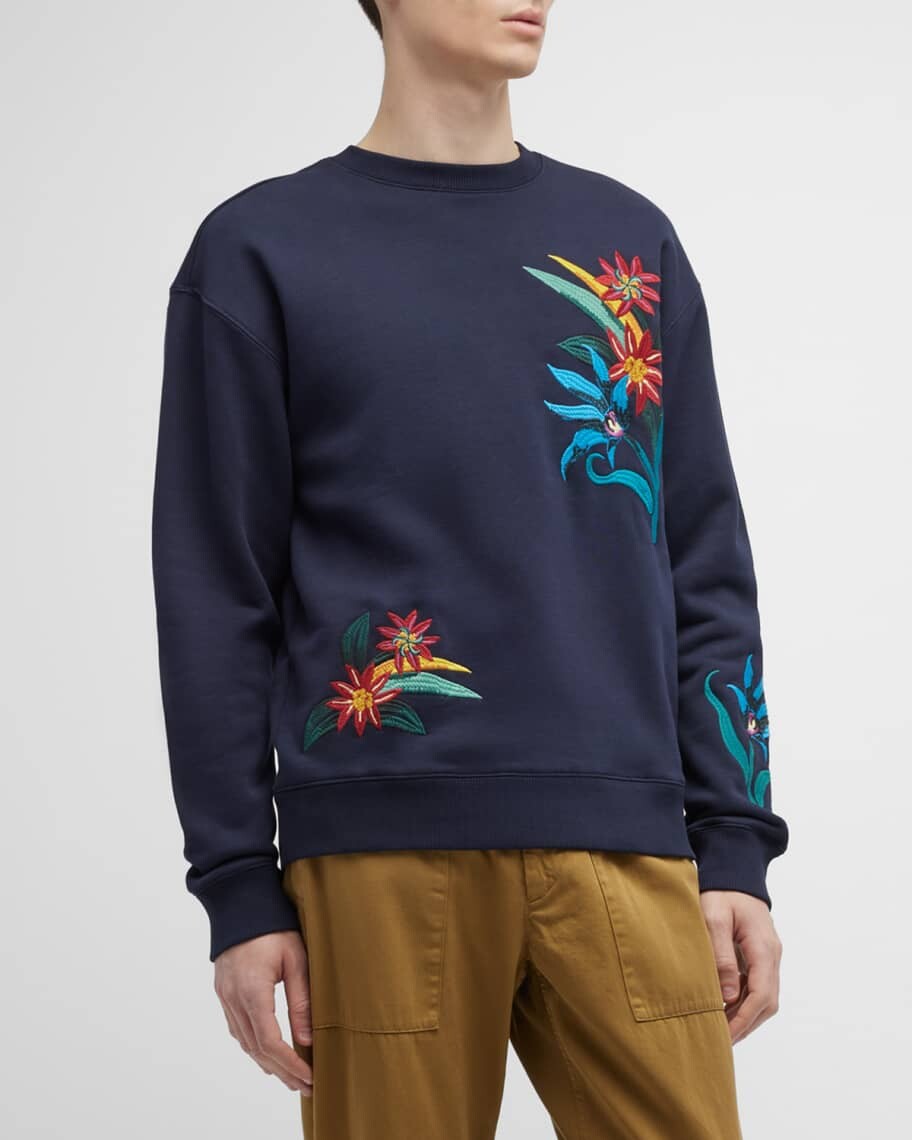 

Мужская толстовка с цветочной вышивкой Scotch & Soda