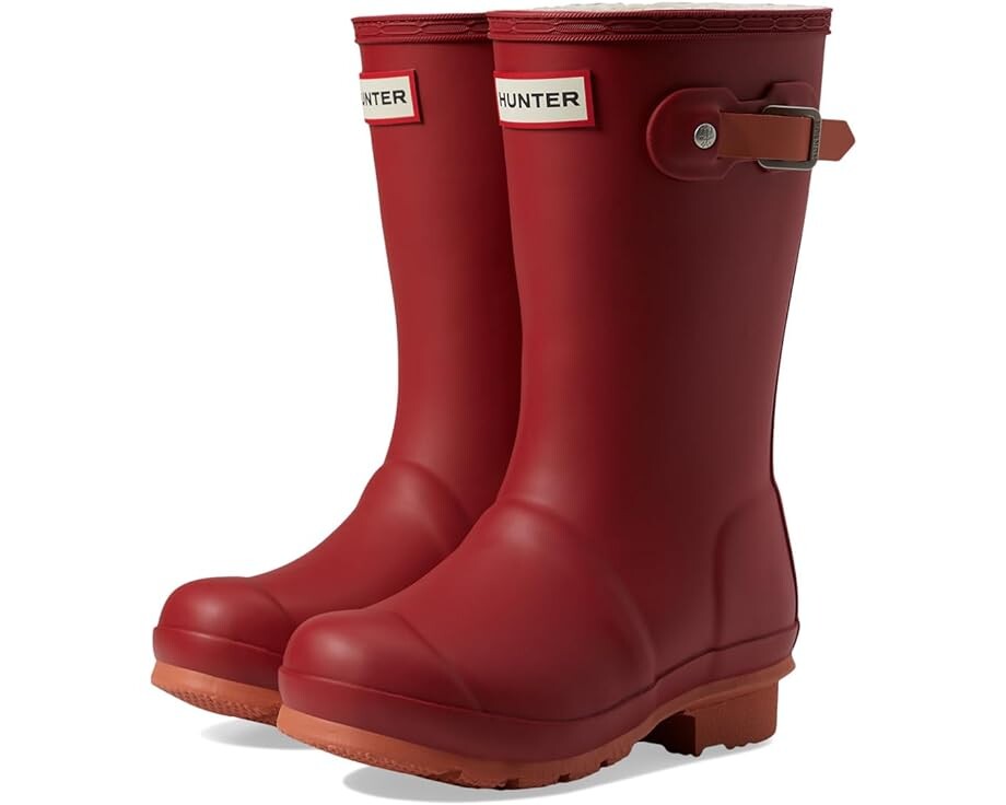 

Ботинки Hunter Original Insulated Boot, цвет Vital Burgundy/Red Flurry/White Willow