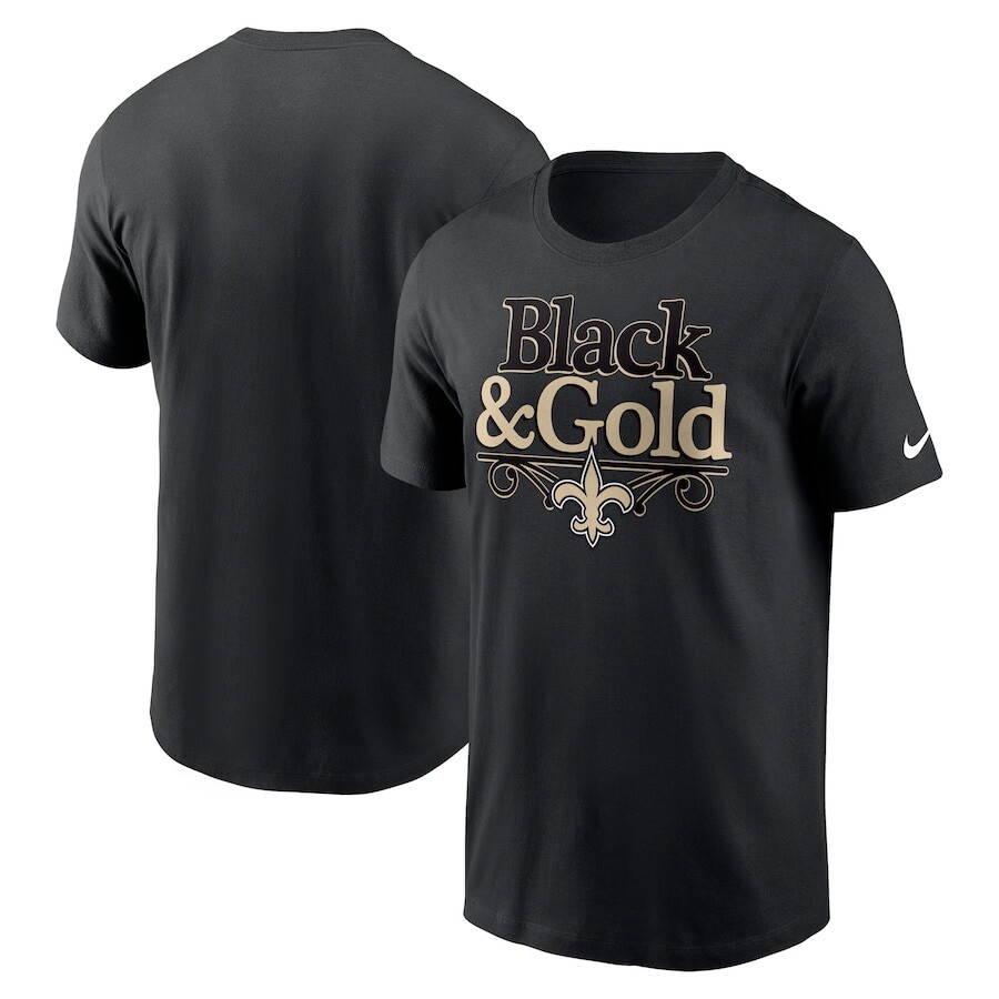 

Футболка с коротким рукавом Nike New Orleans Saints, черный