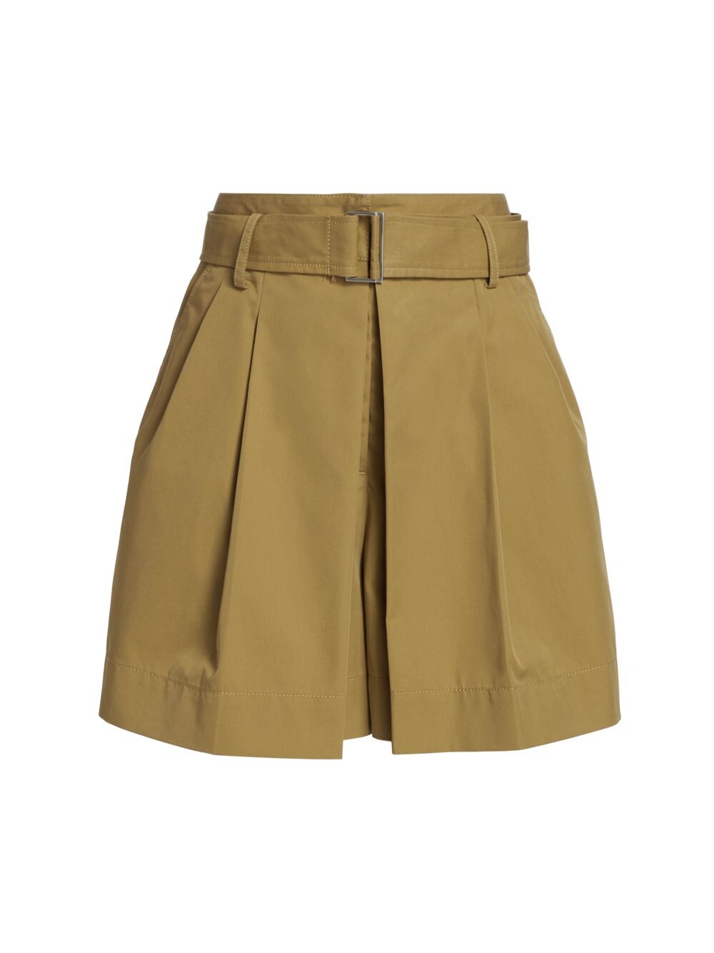 

Плиссированные шорты чинос 3.1 Phillip Lim, хаки