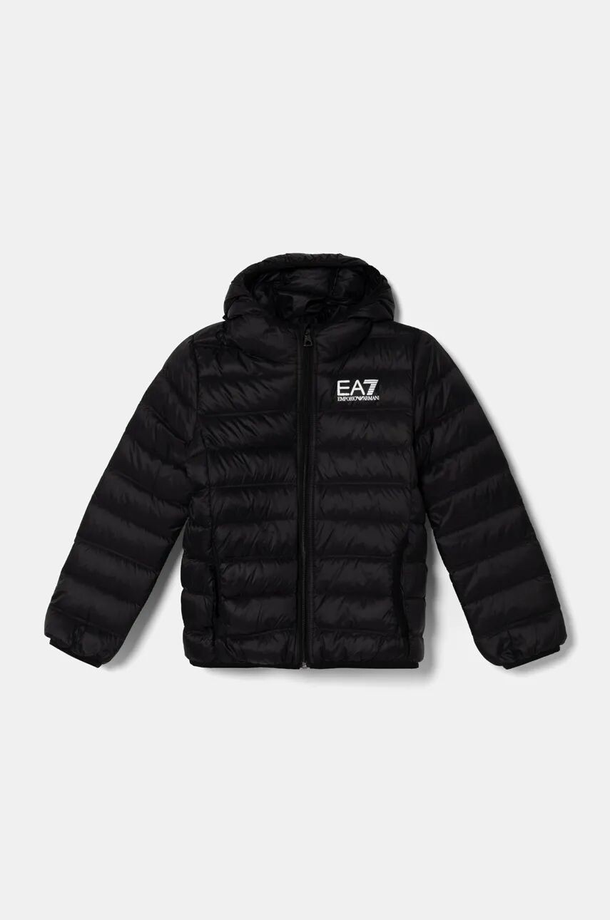 

Детский пуховик EA7 Emporio Armani, черный