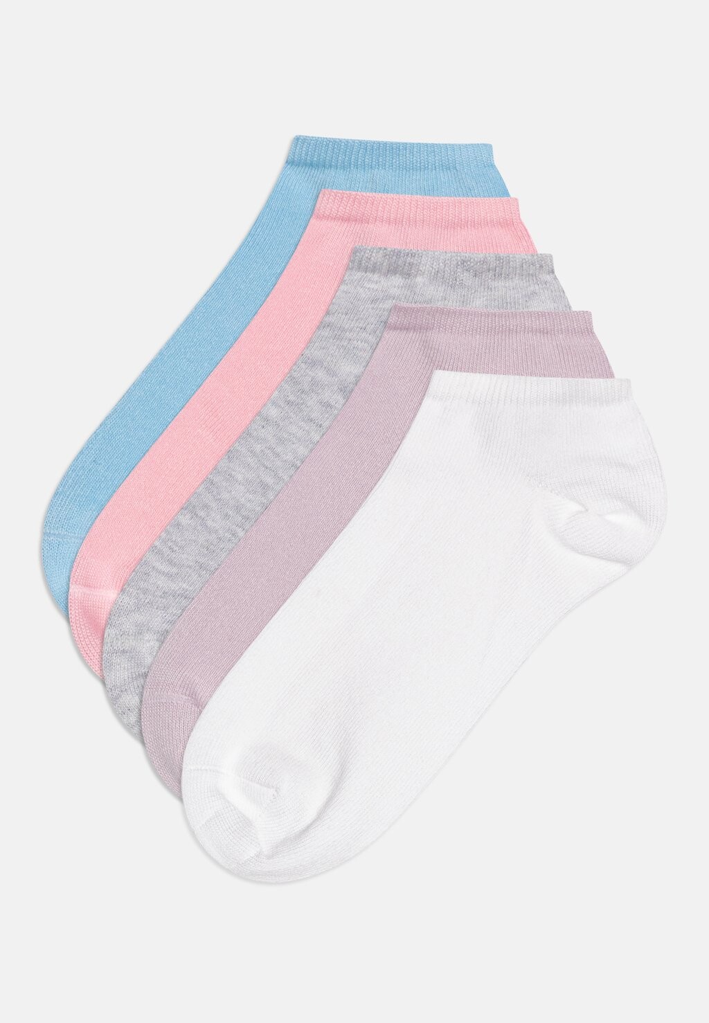 

Носки FOOTIES PLAIN SOLID UNISEX 5 PACK Lindex, цвет light lilac