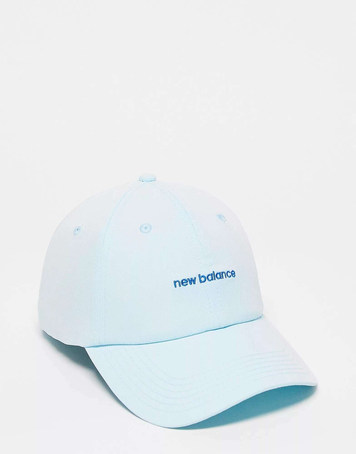 

Голубая бейсболка с линейным логотипом New Balance