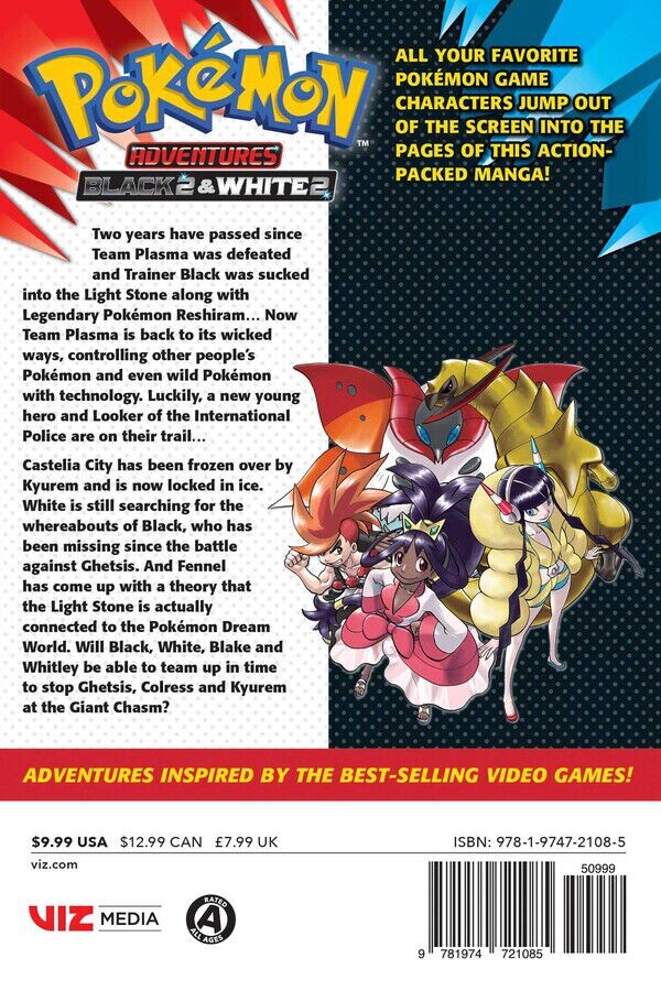 

Манга Pokemon Adventures: Black 2 & White 2 Manga Volume 3