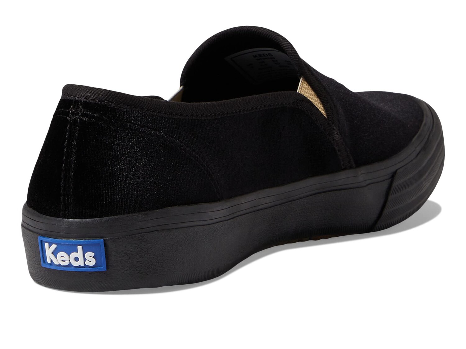 

Кроссовки Keds Double Decker Velvet Cheers, черный