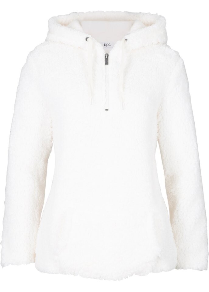 

Флисовый свитер тедди Bpc Bonprix Collection, белый