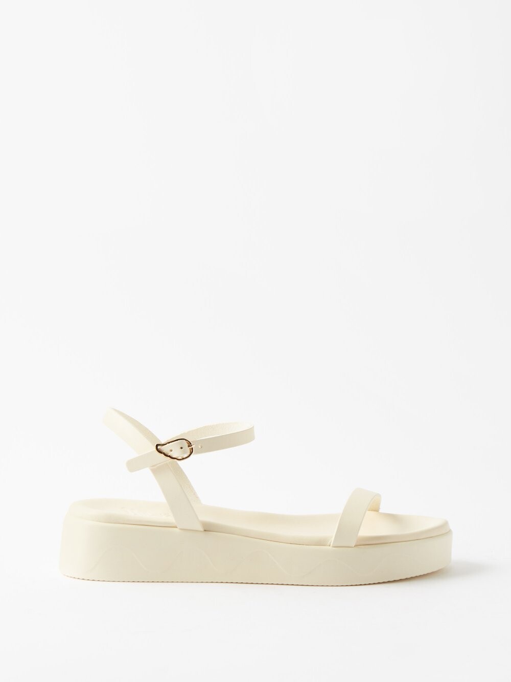 

Кожаные сандалии iris на плоской платформе Ancient Greek Sandals, белый
