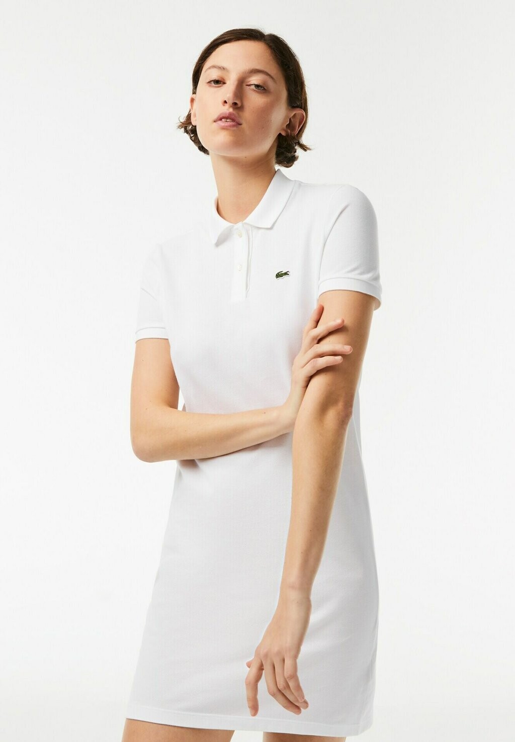 

Платье из джерси Lacoste, белый