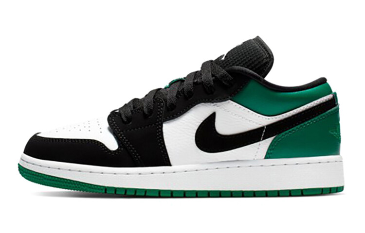 

Кроссовки Nike Air Jordan 1 Low GS, белый / черный / зеленый
