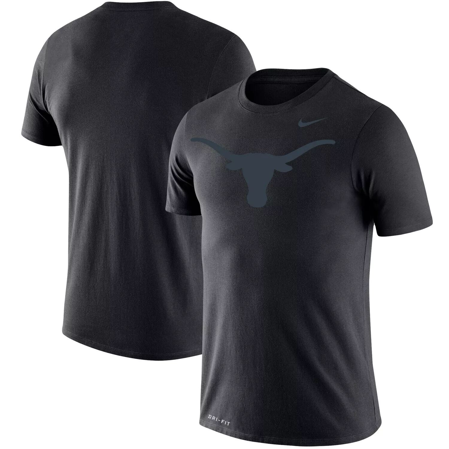 

Мужская черная футболка Texas Longhorns Big & Tall Legend Tonal Performance Nike