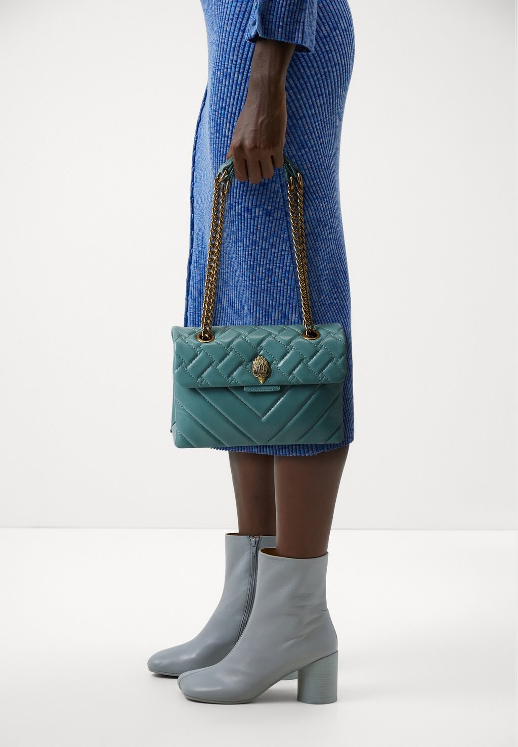 

Сумка через плечо Kensington Kurt Geiger London, цвет mid blue