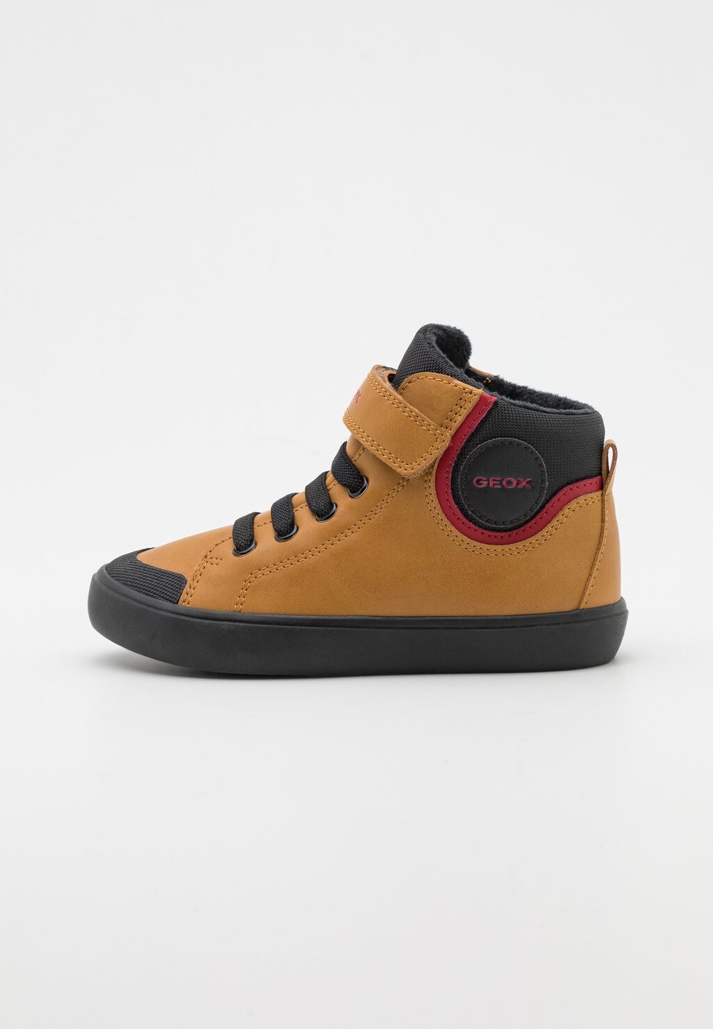 

Кроссовки высокие GISLI BOY WARM Geox, цвет dark yellow/black