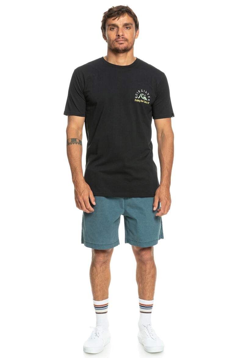 

Футболка Original Barrel с логотипом Quiksilver, черный