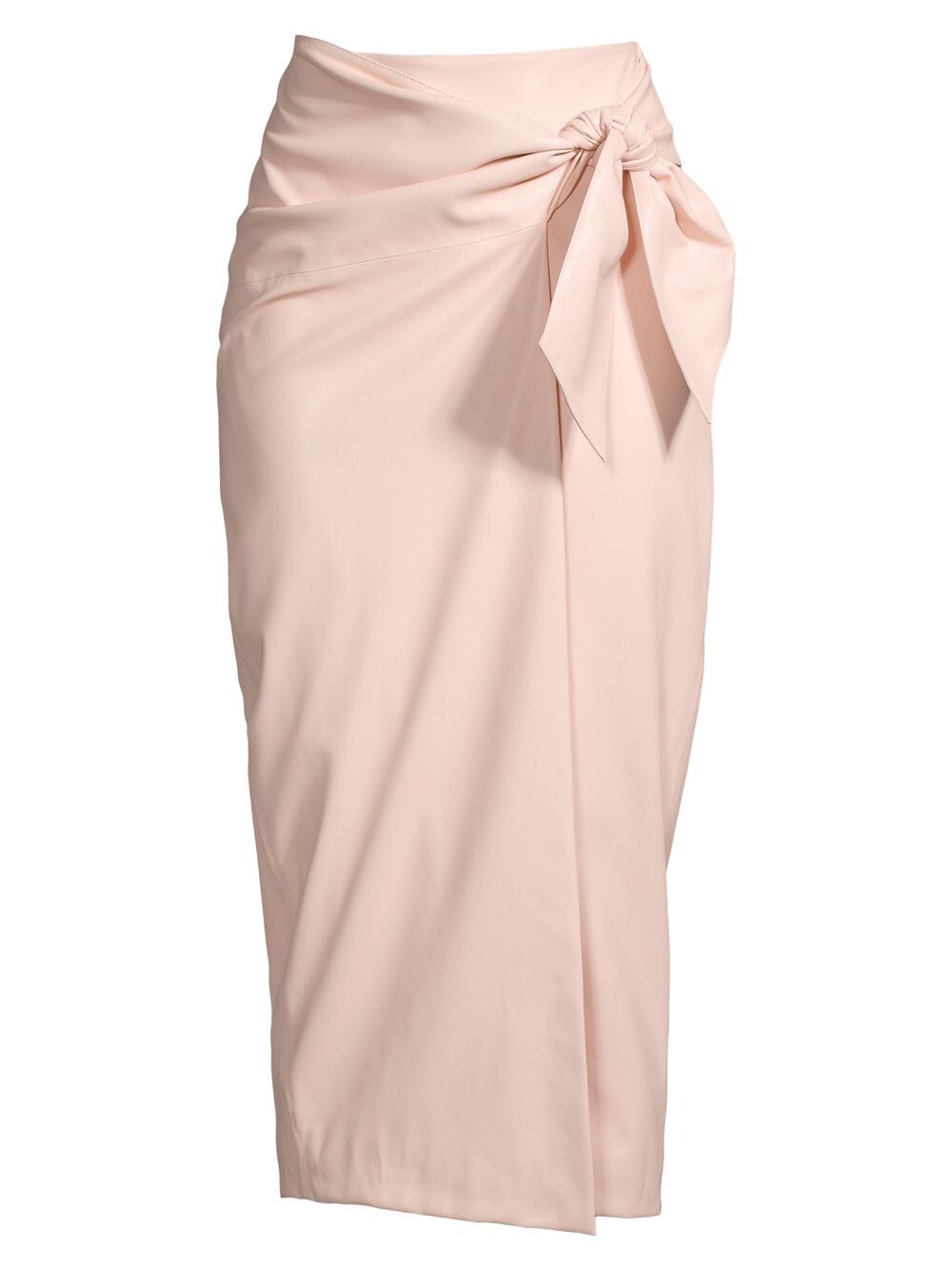 

Юбка-саронг Icon из веганской кожи Donna Karan New York, бежевый