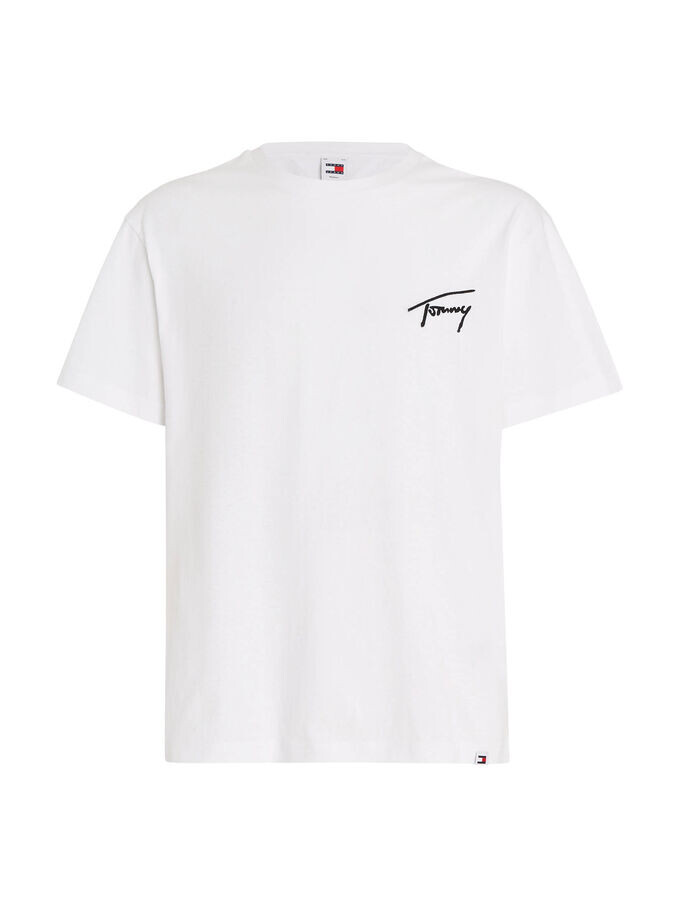 

Футболка tjm reg подпись футболка доп Tommy Jeans, белый