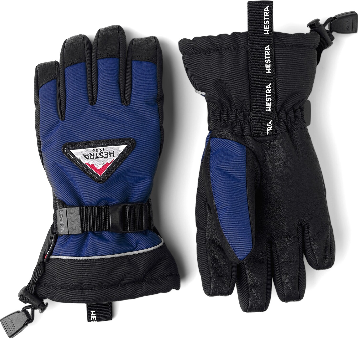 

Перчатки Skare CZone Jr. на 5 пальцев — детские Hestra Gloves, синий