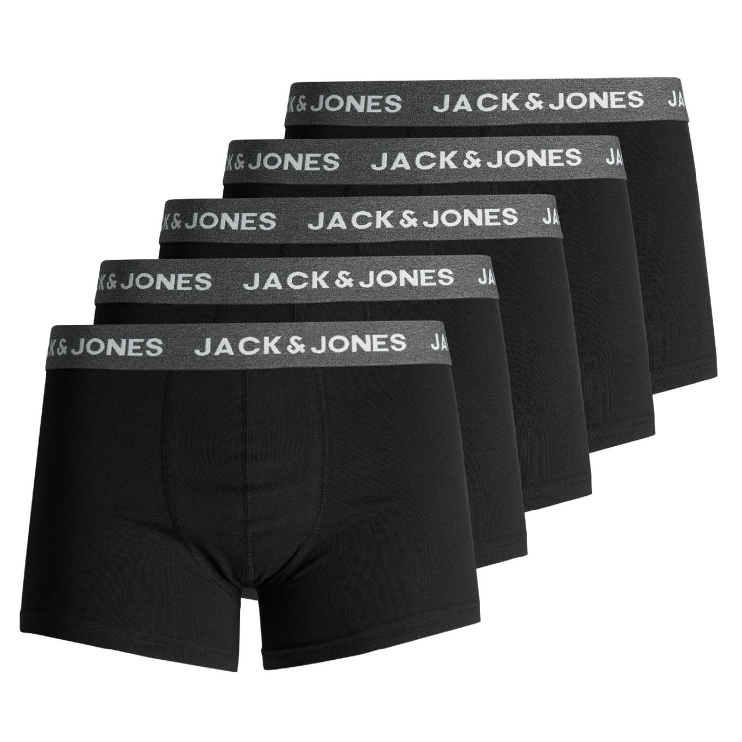 

Боксеры Jack & Jones 5 шт, черный