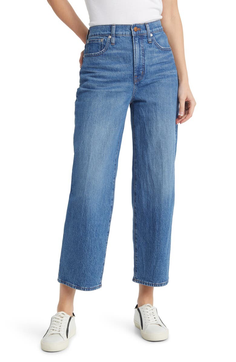 

Идеальные винтажные укороченные широкие джинсы MADEWELL