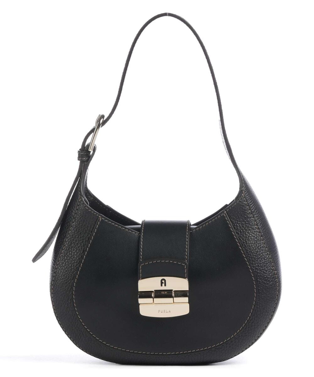 

Сумка-ведро Club 2 S из зерненой кожи Furla, черный