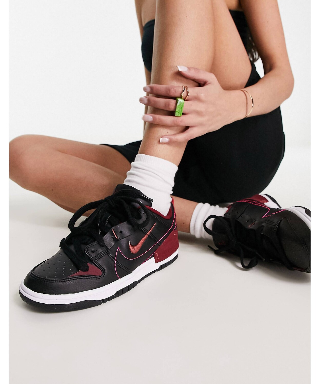 

Кроссовки Nike Dunk Low Disrupt 2 черного цвета с коричневой ржавчиной, Черный