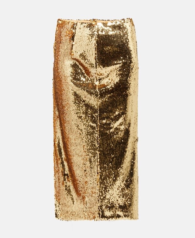

Юбка с пайетками bcbgmaxazria, золотой