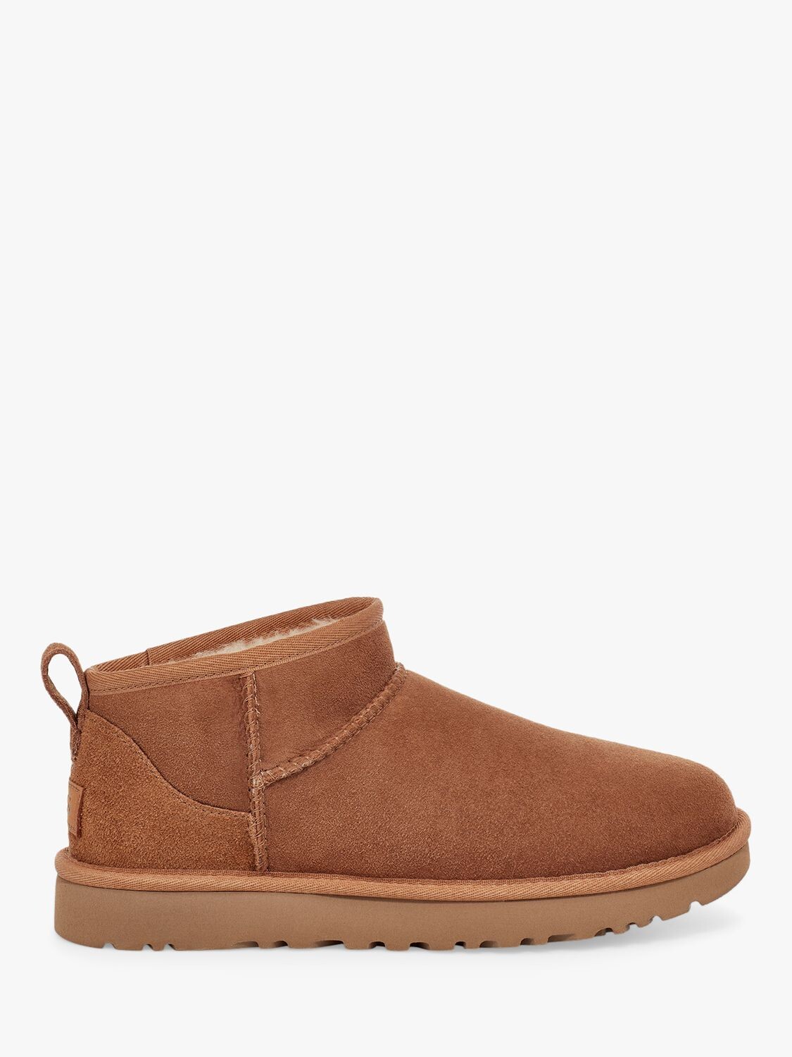 

Угги UGG Classic Ultra Mini из овчины и замши, каштановый