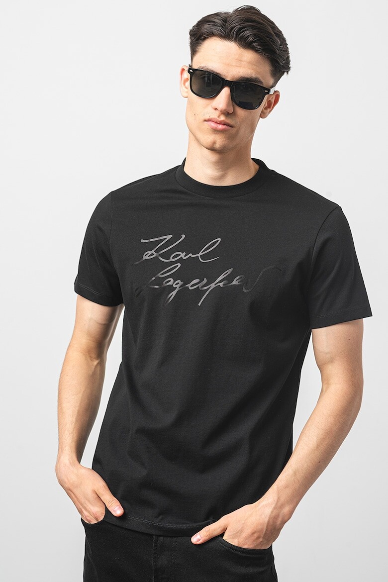 

Футболка с логотипом Karl Lagerfeld, черный