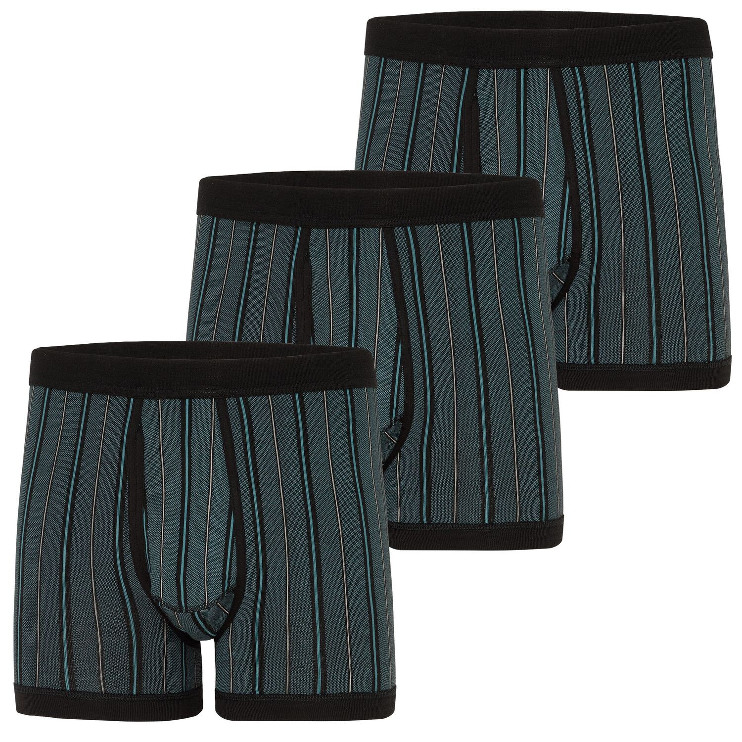 

Боксеры ESGE Boxershorts 3 шт, цвет Schwarz / Blau gestreift