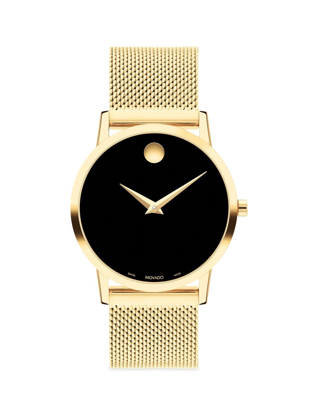 

Часы Museum Classic Goldtone из нержавеющей стали Movado, желтый