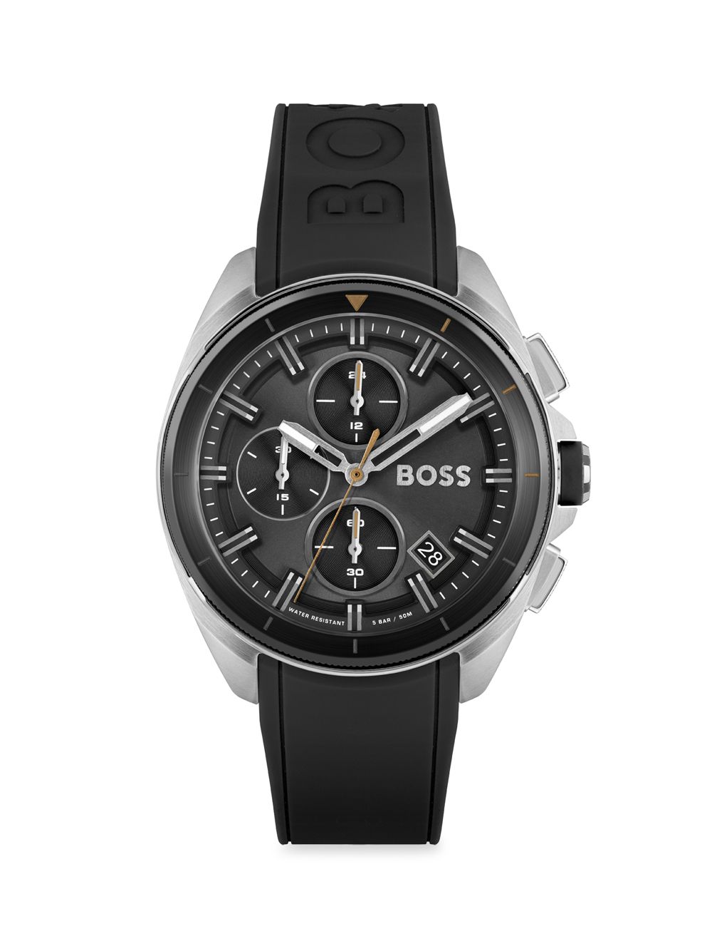 

Часы-браслет с силиконовым ремешком Volane HUGO BOSS, черный