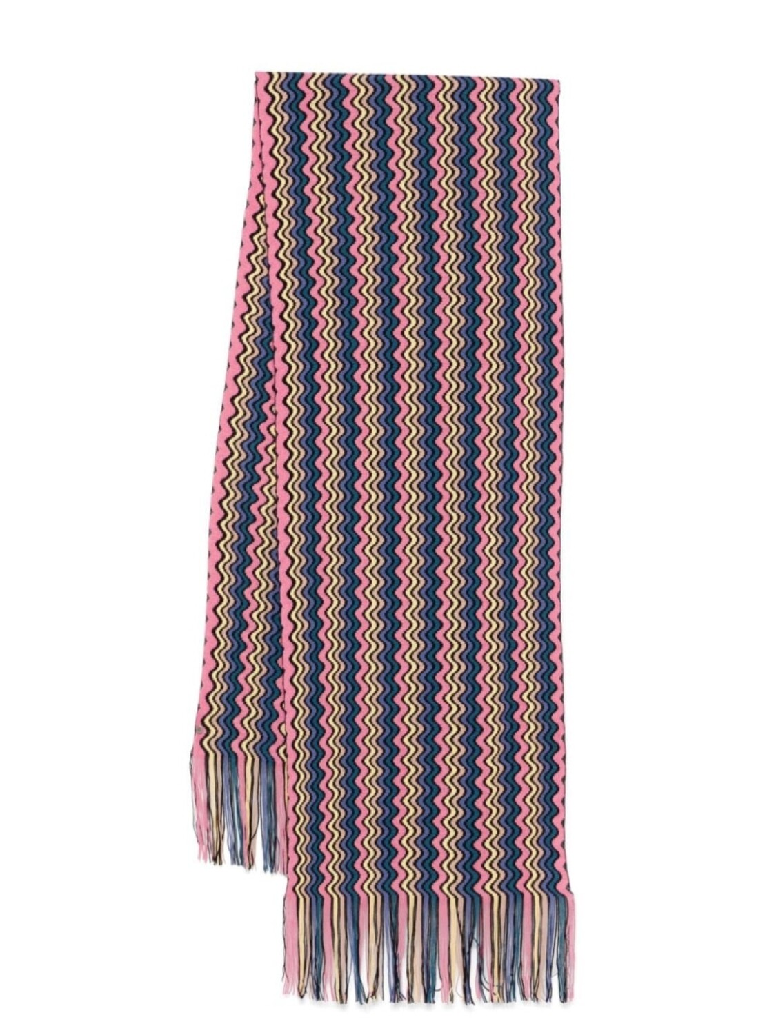 

Шарф с волнистым узором Missoni, розовый