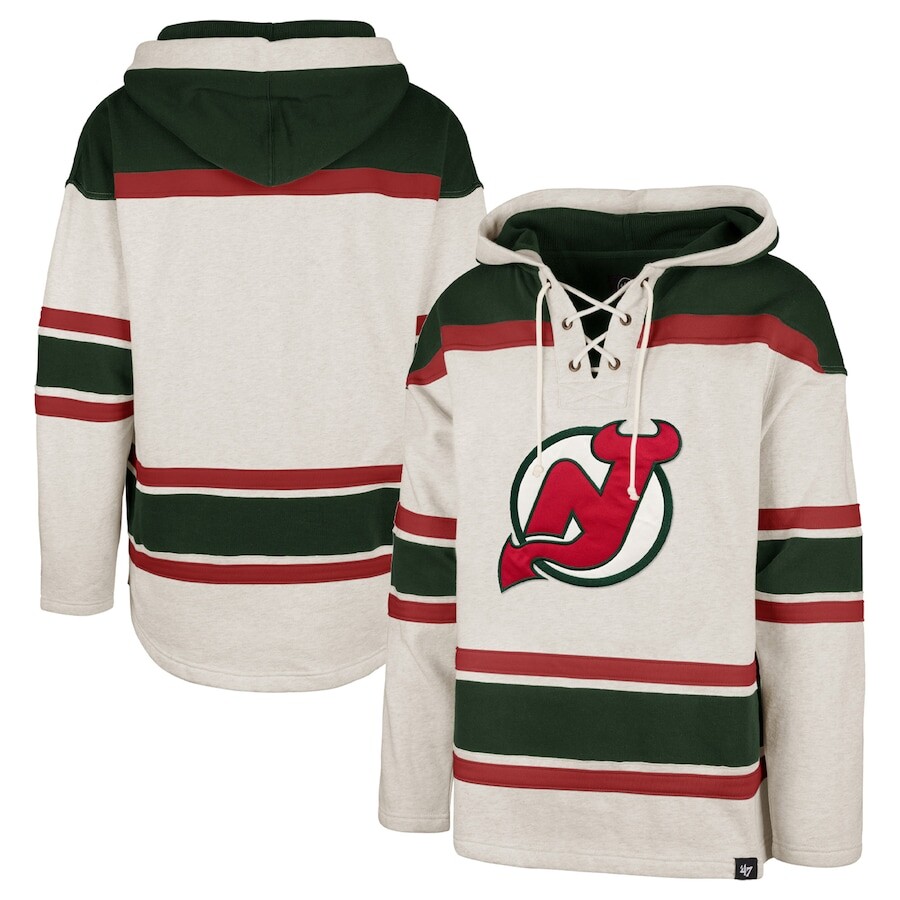 

Пуловер с капюшоном 47 New Jersey Devils, серый