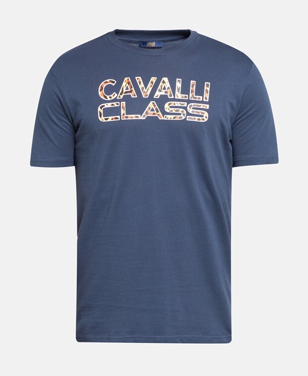 

Футболка Cavalli Class, темно-синий