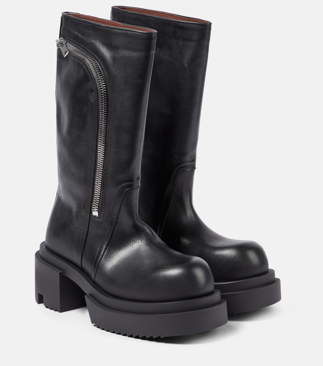 

Кожаные ботинки Rick Owens, черный