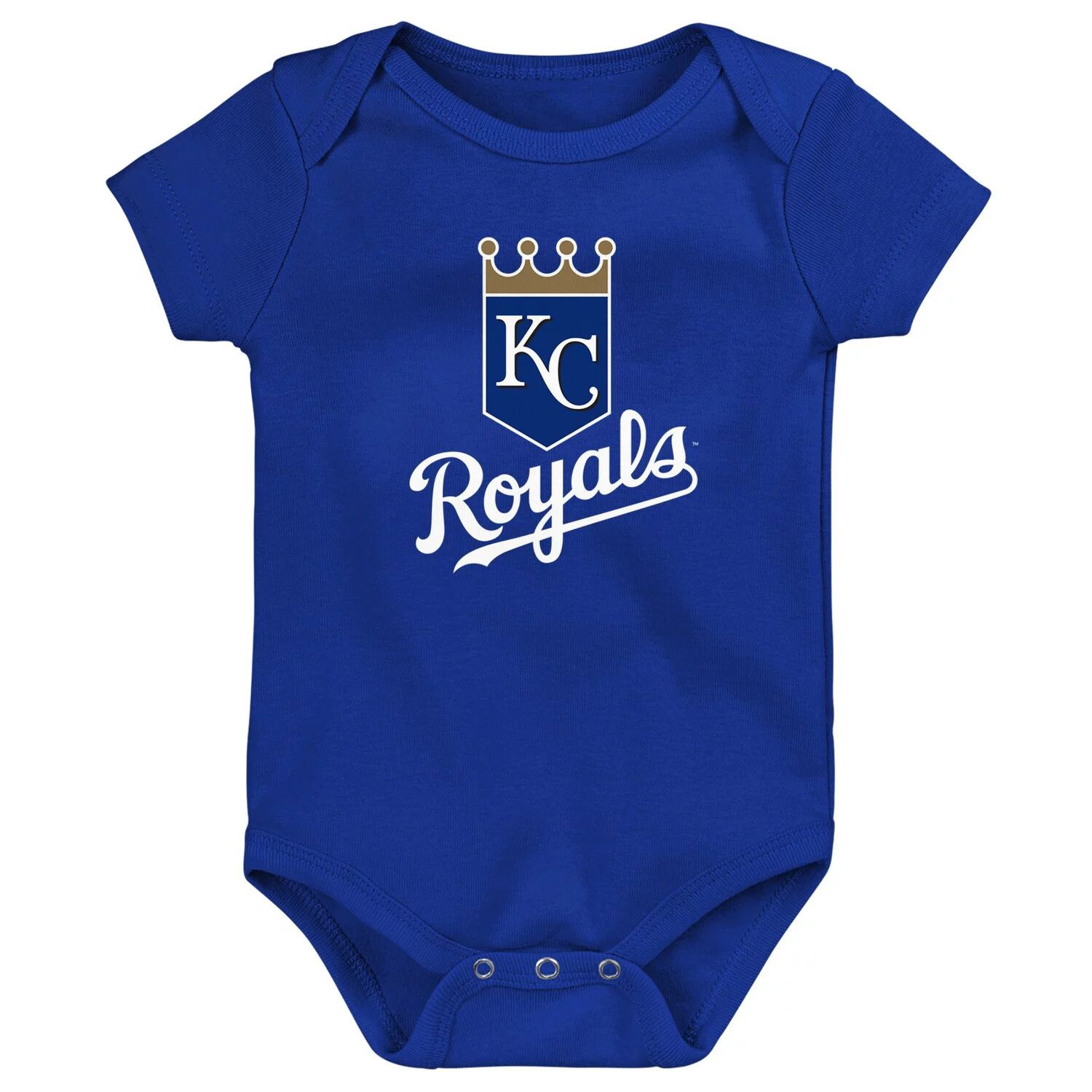 Боди Royal Kansas City Royals Primary Team с логотипом для новорожденных и младенцев Outerstuff