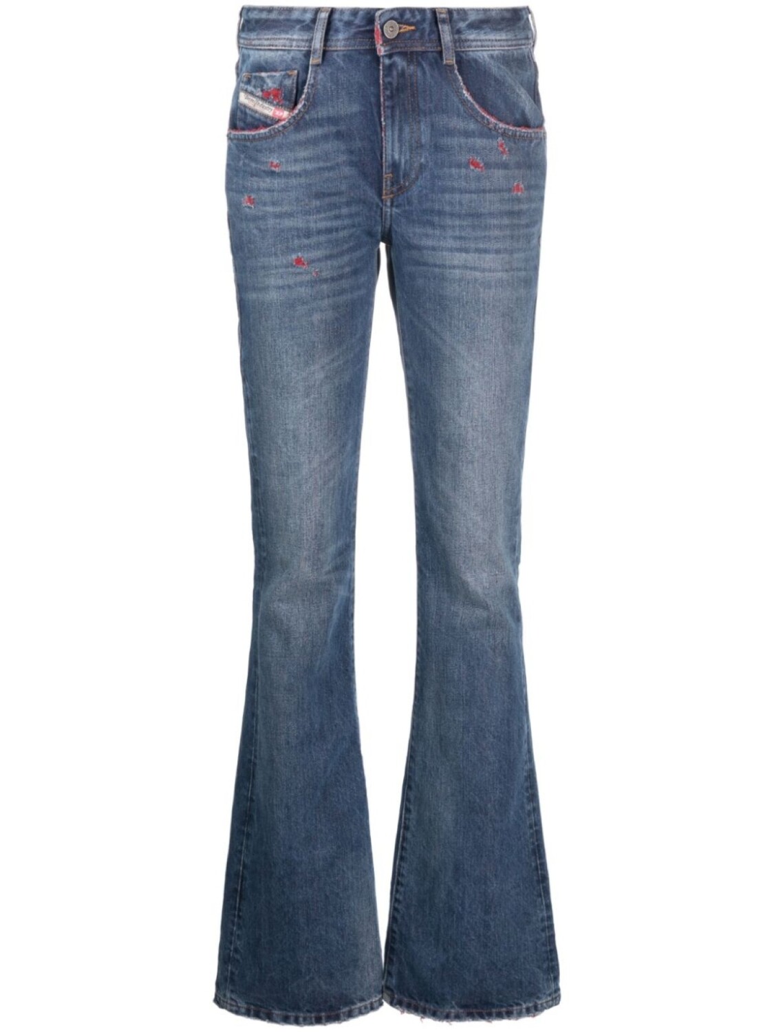 

Diesel расклешенные джинсы bootcut 1969 Ebbey, синий