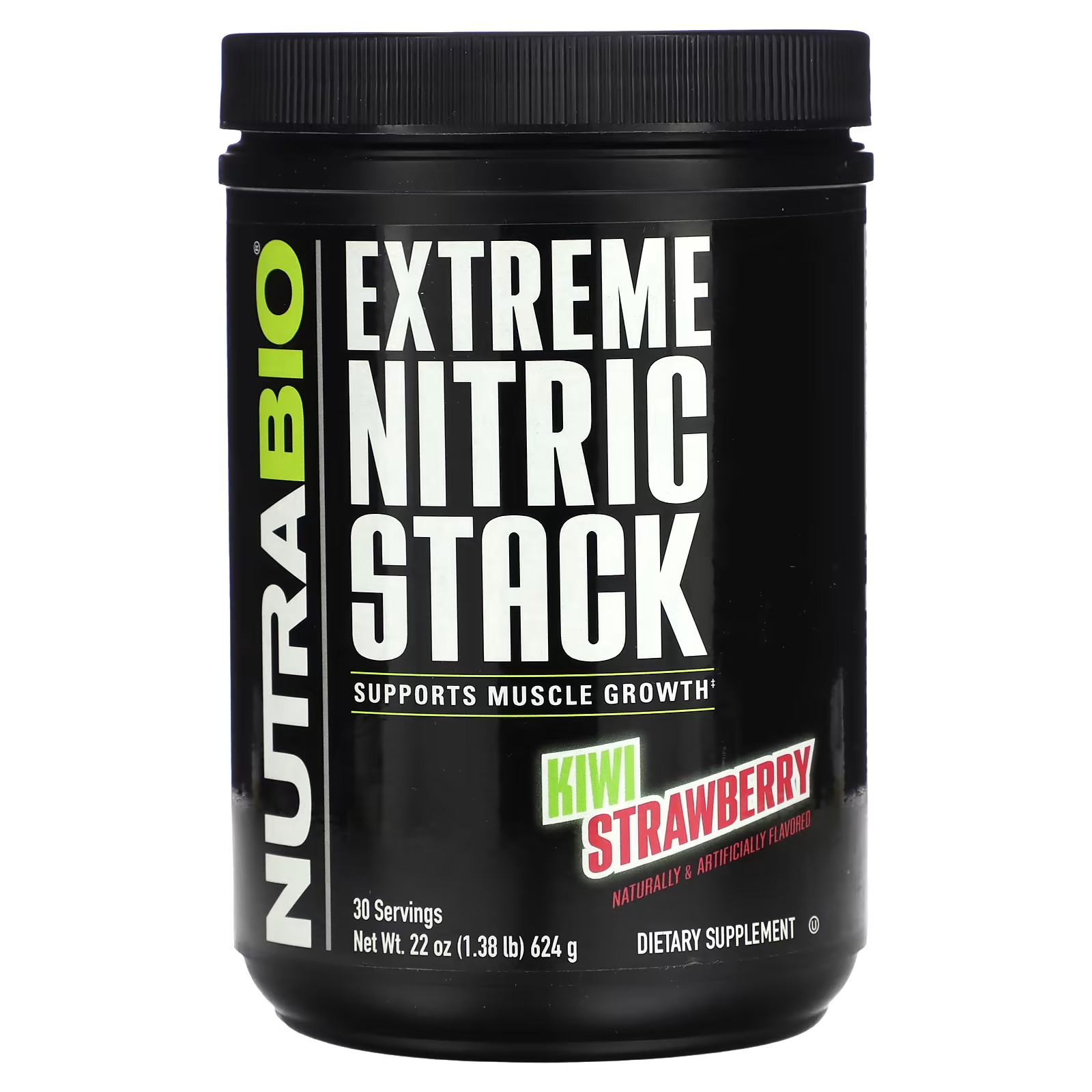 Пищевая добавка Nutrabio Labs Extreme Nitric Stack, киви-клубника