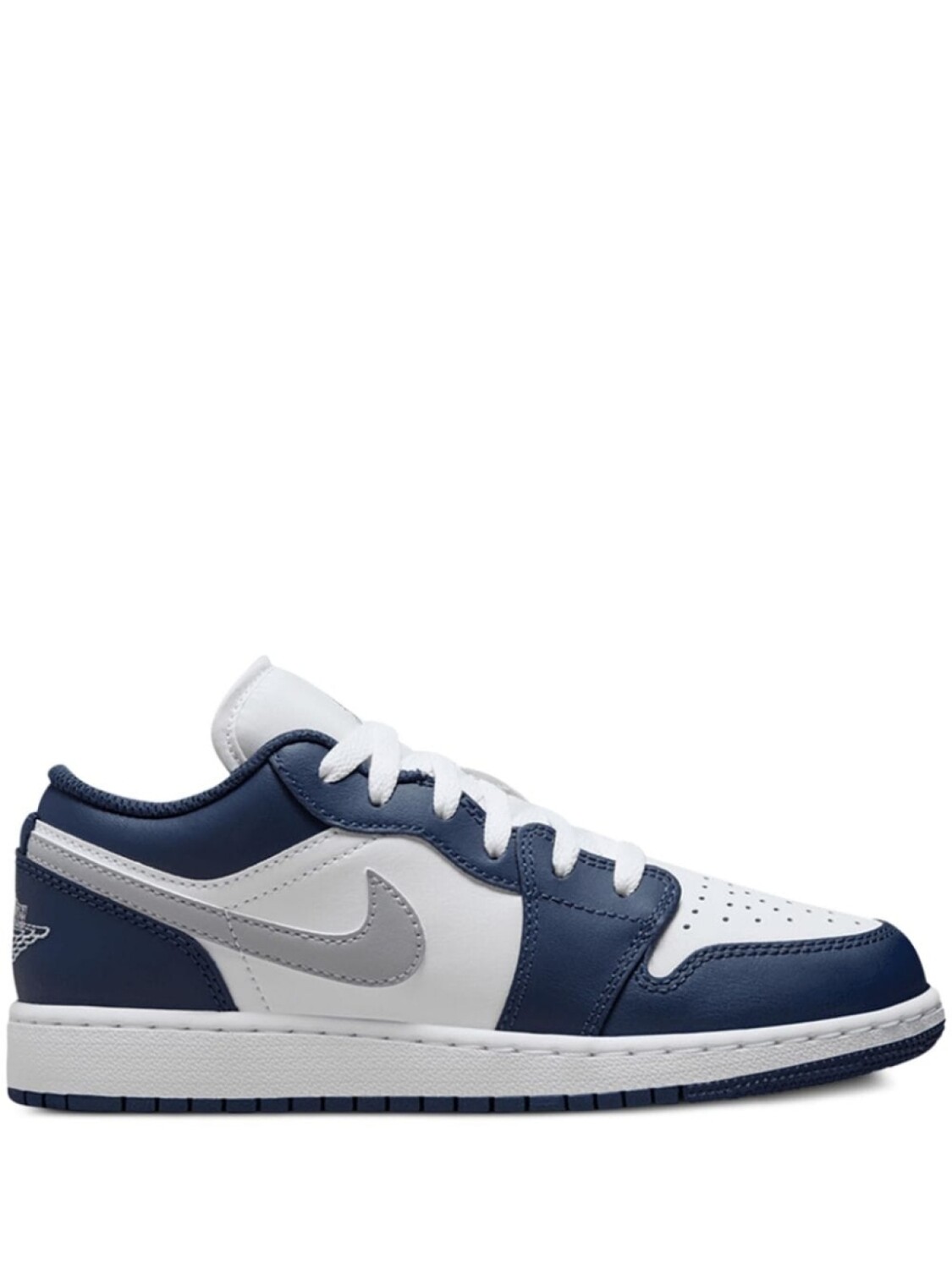 

Кроссовки Jordan Air Jordan 1 Low "White/Wolf Grey/Midnight Navy", белый