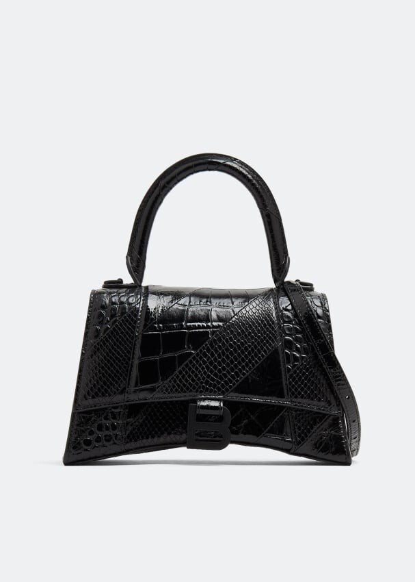 

Сумка Balenciaga Hourglass S Top Handle, черный