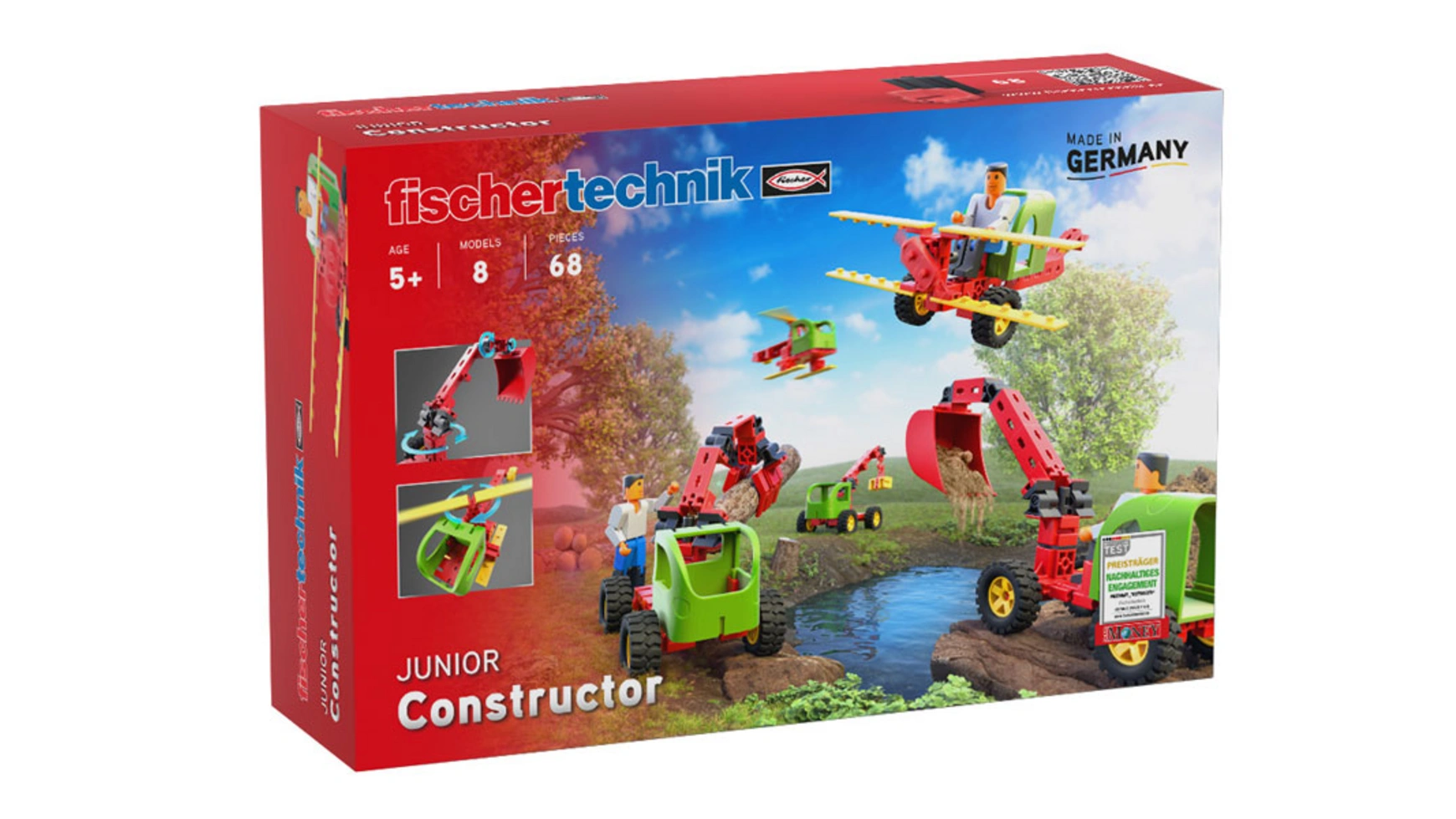 цена Fischertechnik JUNIOR Constructor, игрушка для стройки для детей от 5 лет и старше