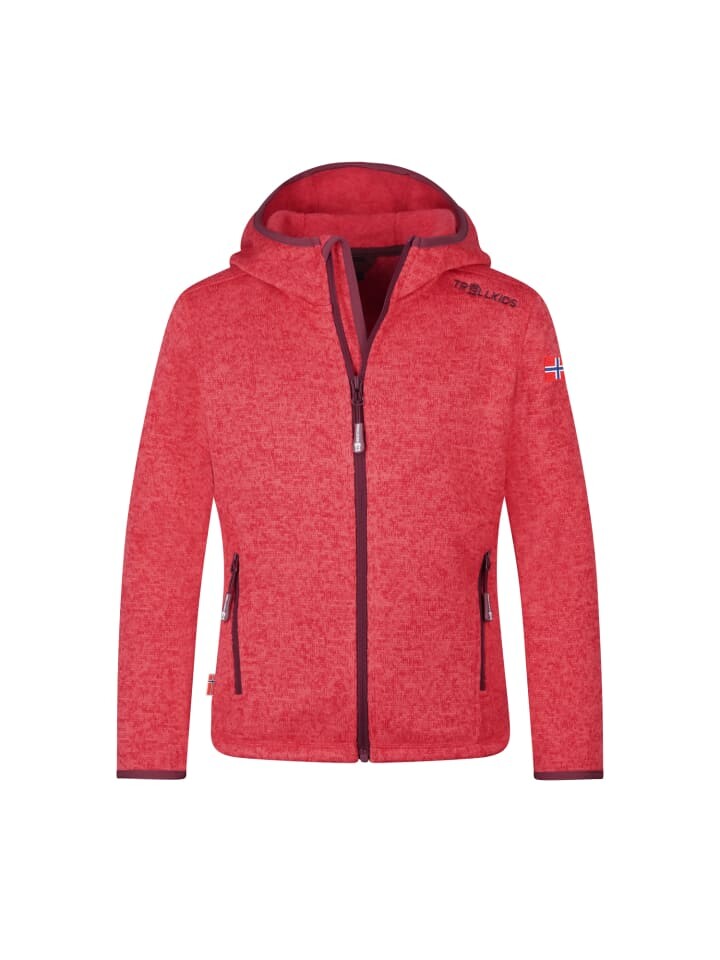 

Флисовая куртка Trollkids Jondalen XT, цвет sweet cherry/red